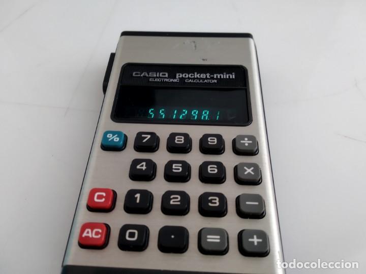 Vintage: ANTIGUA CALCULADORA CASIO  POCKET MINI  FUNCIONANDO - Foto 2