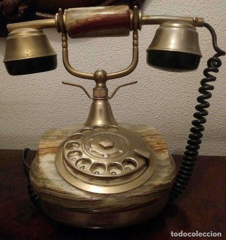 Vintage: Tel&eacute;fono cl&aacute;sico de m&aacute;rmol. - Foto 1
