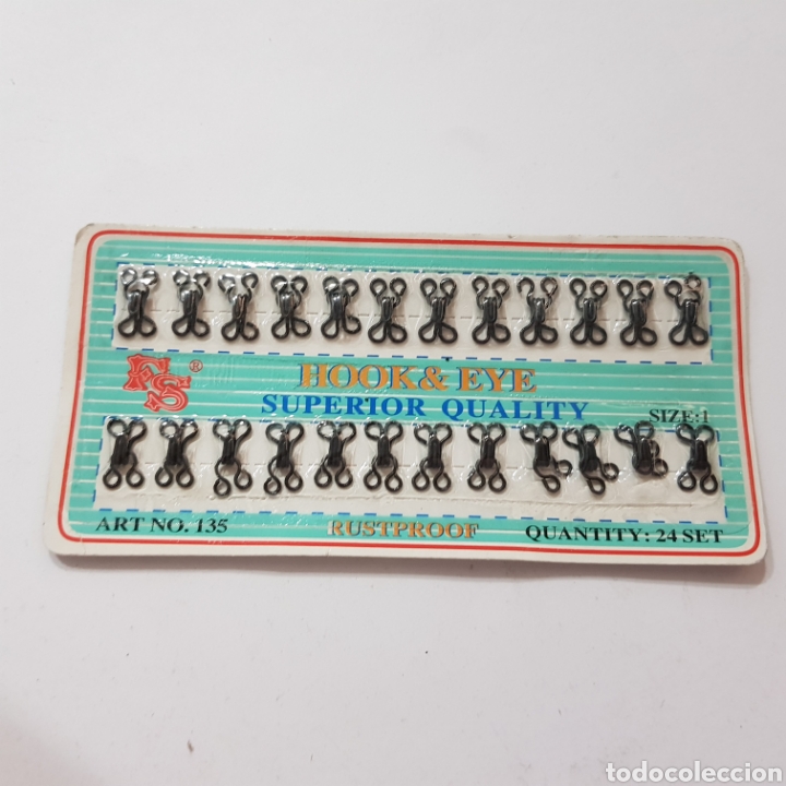 Vintage: Set de corchetes en su estuche - car146 - Foto 1