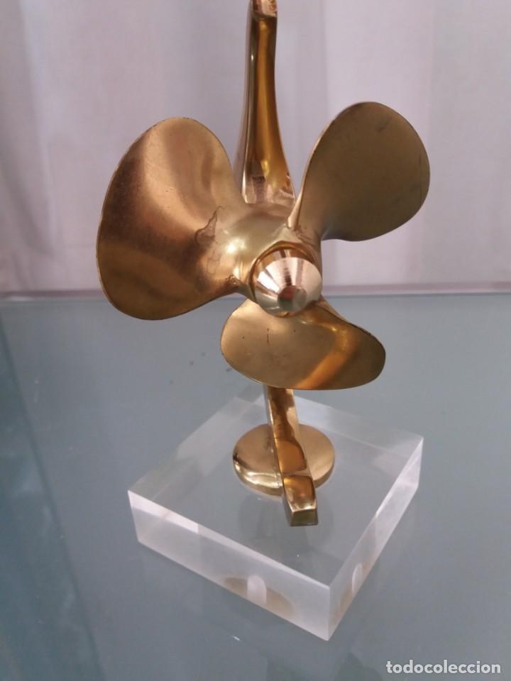 Vintage: H&Eacute;LICE BRONCE SOBRE METACRILATO - Foto 1