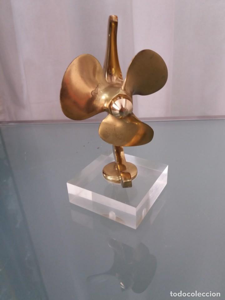 Vintage: H&Eacute;LICE BRONCE SOBRE METACRILATO - Foto 3