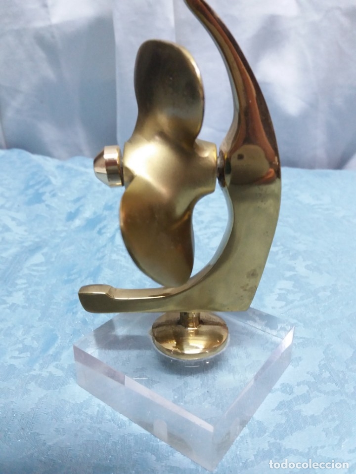 Vintage: H&Eacute;LICE BRONCE SOBRE METACRILATO - Foto 6