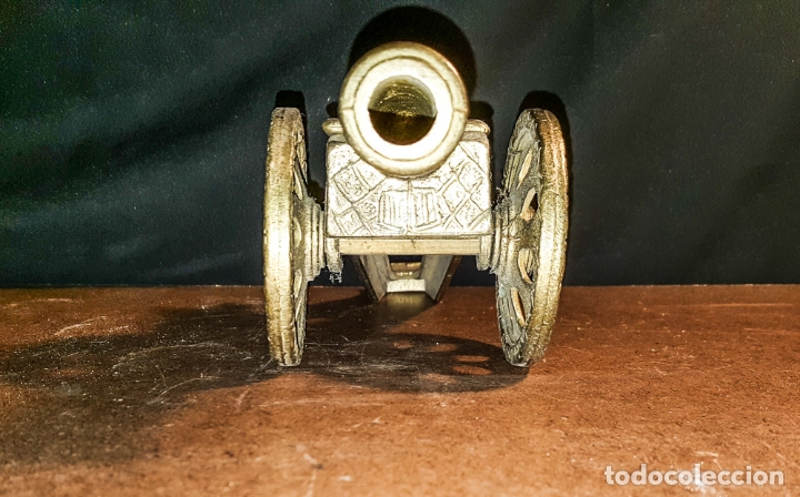 Vintage: CA&Ntilde;ON  DE BRONCE MACIZO - Foto 2