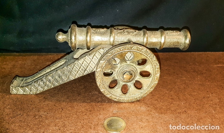 Vintage: CA&Ntilde;ON  DE BRONCE MACIZO - Foto 1