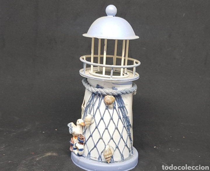 Vintage: Faro - 15 cm -para velas - ar148 - Foto 1