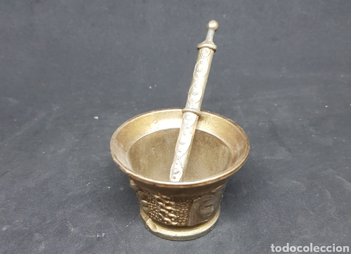 Vintage: peque&ntilde;o almirez - bronce - car147 - Foto 1