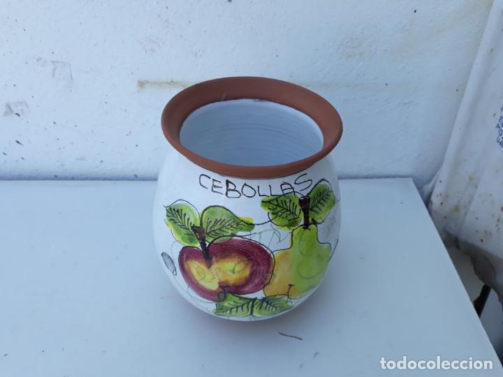 Vintage: cebollero de ceramica - Foto 2