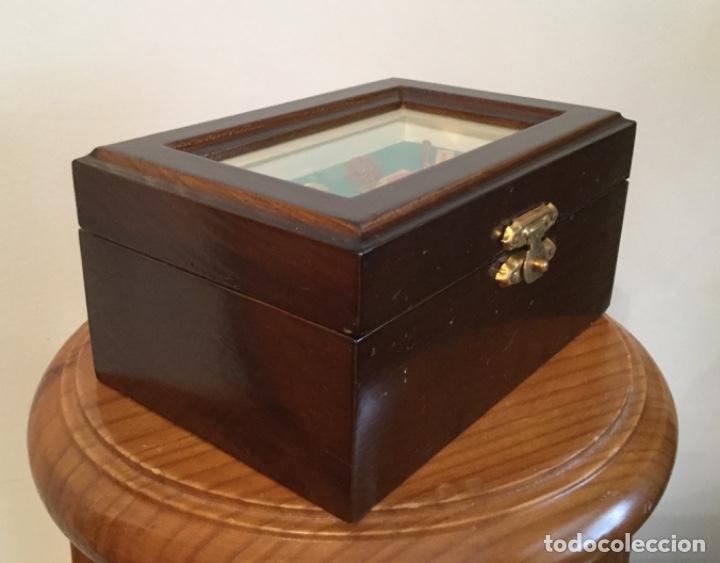 Vintage: CAJA DE MADERA TEM&Aacute;TICA DE GOLF - Foto 6