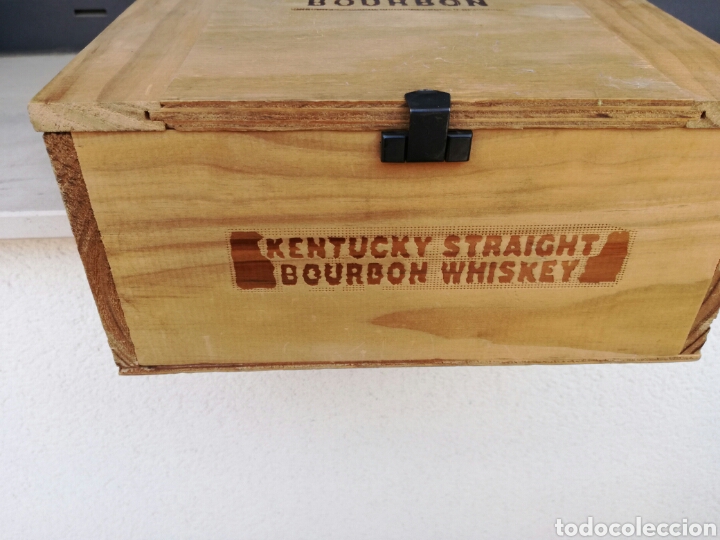 Vintage: Caja de Madera de Botellas de Bourbon Four Roses - Foto 2