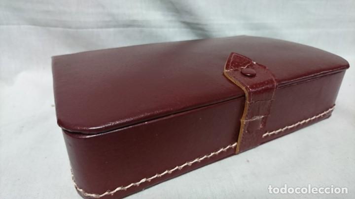Vintage: NECESER EN ESTUCHE DE VIAJE VINTAGE - Foto 4