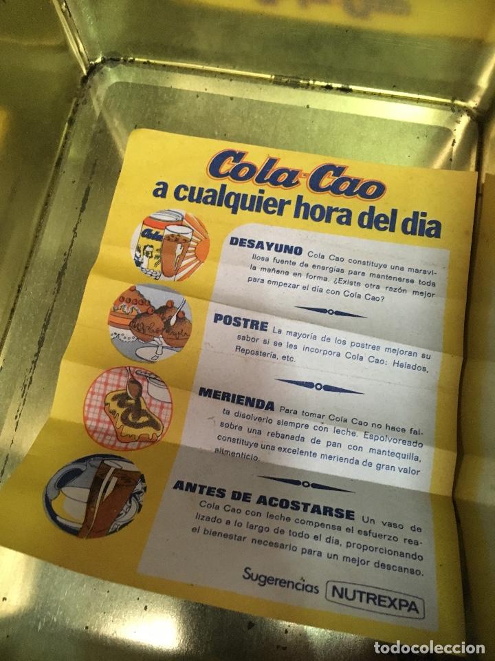 Vintage: CAJA DE COLA-CAO de hojalata. - Foto 2