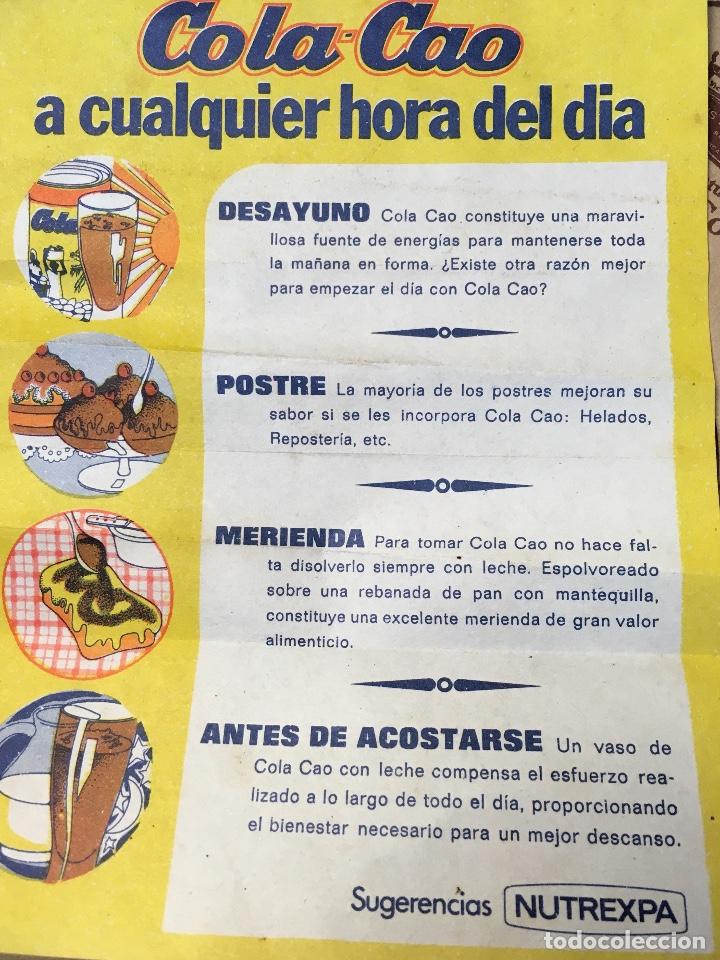 Vintage: CAJA DE COLA-CAO de hojalata. - Foto 5
