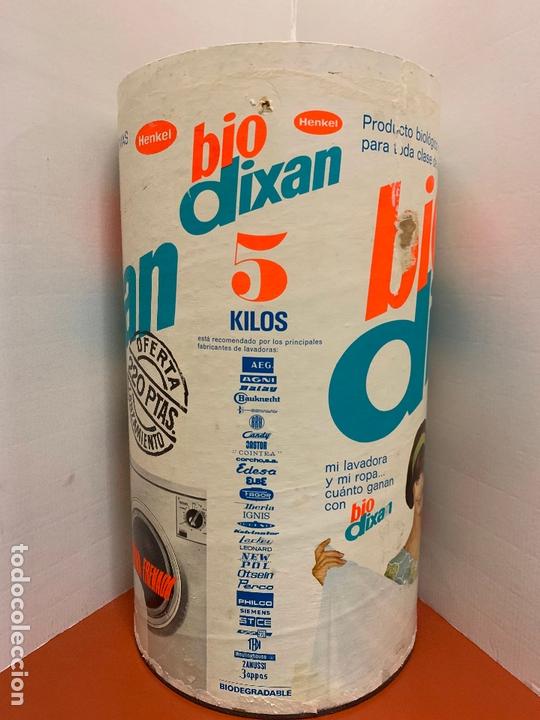Vintage: antiguo bote grande de Detergente Dixan - Foto 2