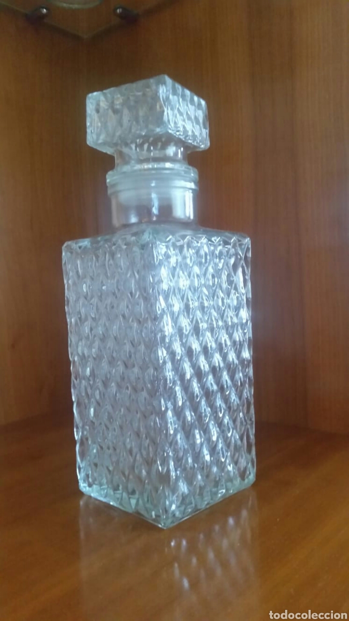 Vintage: Botella licorera de cristal - Foto 1