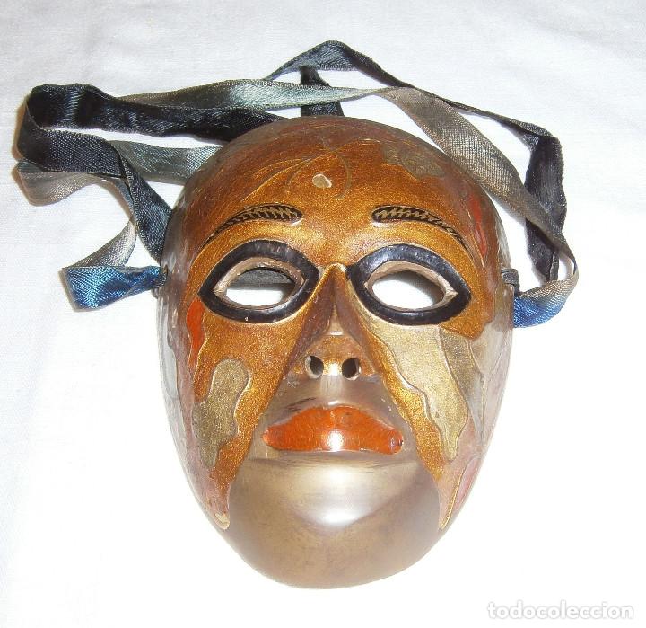 Vintage: mascara veneciana de bronce - Foto 3