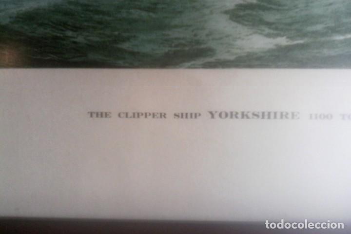 Vintage: LAMINA - THE CLIPPER SHIP YORKSHIRE . - Foto 4