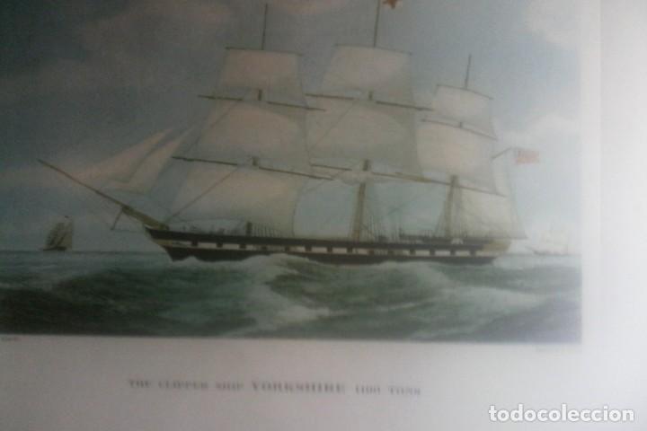 Vintage: LAMINA - THE CLIPPER SHIP YORKSHIRE . - Foto 5