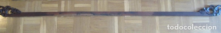 Vintage: Soporte para cortina o mural en madera de teca - Foto 1