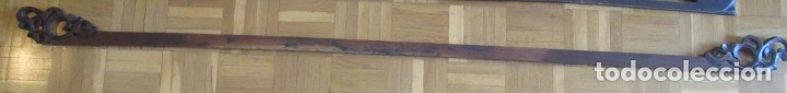 Vintage: Soporte para cortina o mural en madera de teca - Foto 2