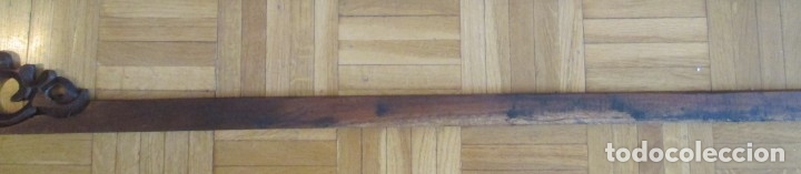 Vintage: Soporte para cortina o mural en madera de teca - Foto 5
