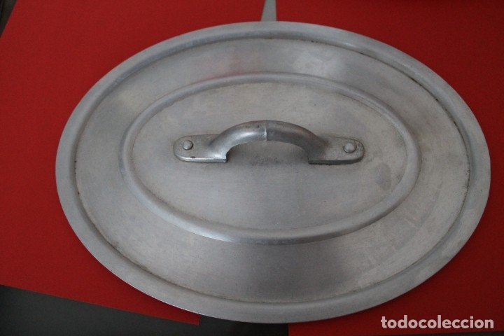 Vintage: CACEROLA ALUMINIO OVALADA MARCA LE TREFLE - Foto 3