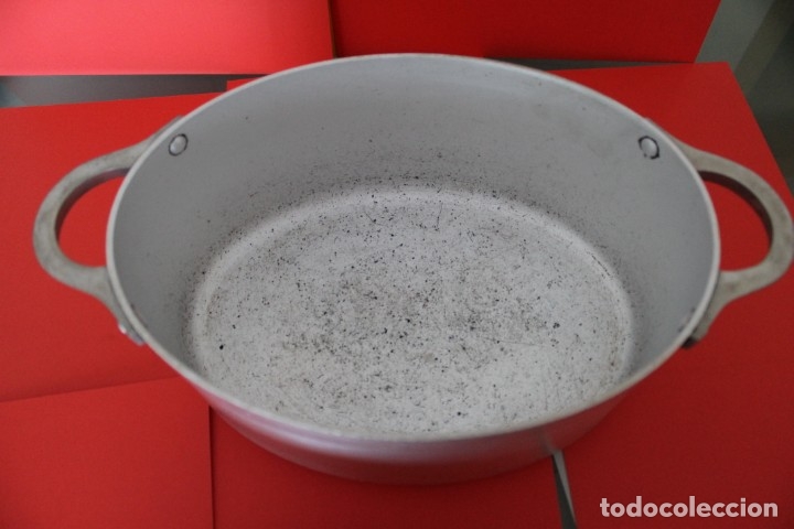 Vintage: CACEROLA ALUMINIO OVALADA MARCA LE TREFLE - Foto 5