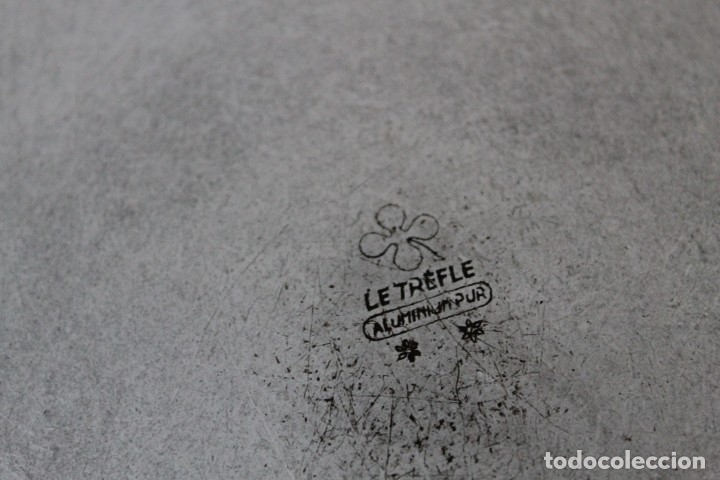 Vintage: CACEROLA ALUMINIO OVALADA MARCA LE TREFLE - Foto 6