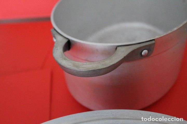 Vintage: CACEROLA ALUMINIO OVALADA MARCA LE TREFLE - Foto 9