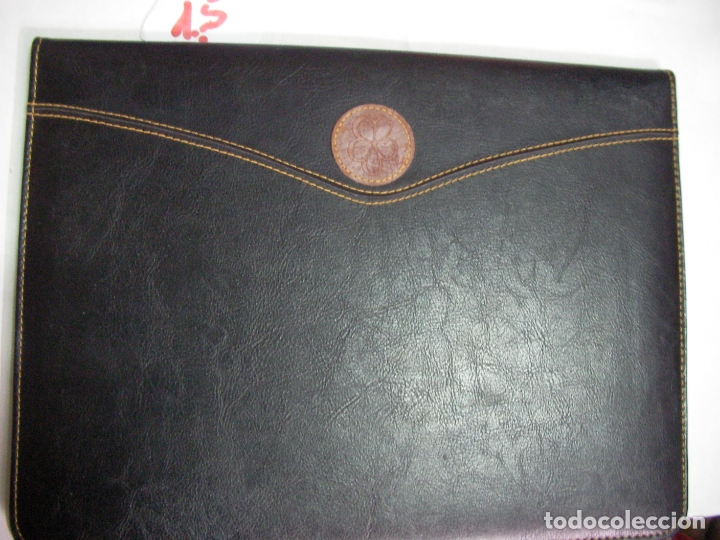 Vintage: ANTIGUO PORTADOCUMENTOS SOBRE MESA DESPACHO - Foto 1