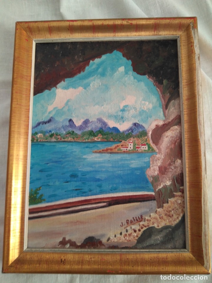 Vintage: CUADRO. PAISAJE ART&Aacute; 1964 - Foto 1
