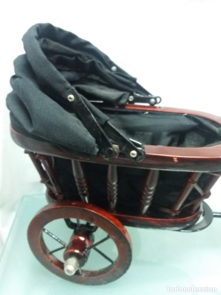 Vintage: TRICICLO FORJA Y MADERA CON CAPOTA - Foto 3