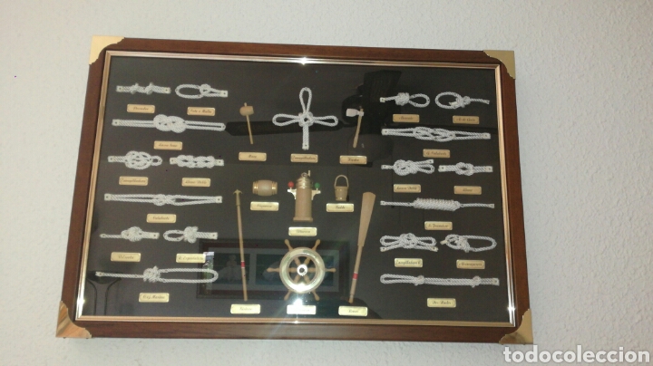 Vintage: Cuadro de nudos marineros !!!