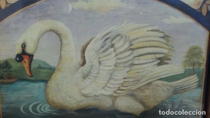 Vintage: 2 CUADROS CISNE Y CONEJO MID - Foto 10