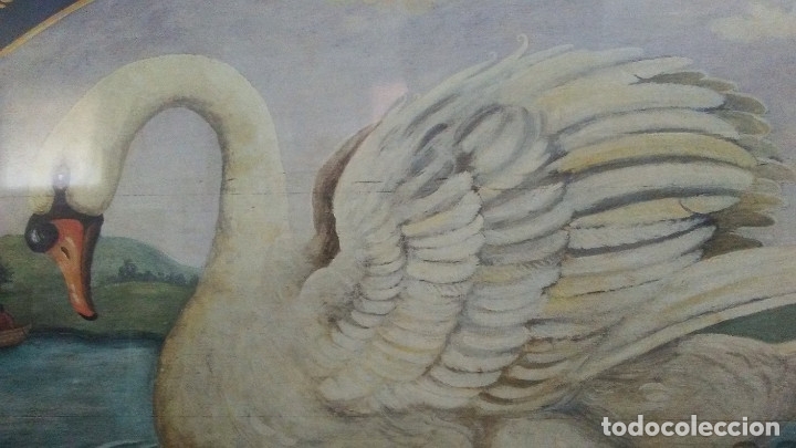 Vintage: 2 CUADROS CISNE Y CONEJO MID - Foto 14