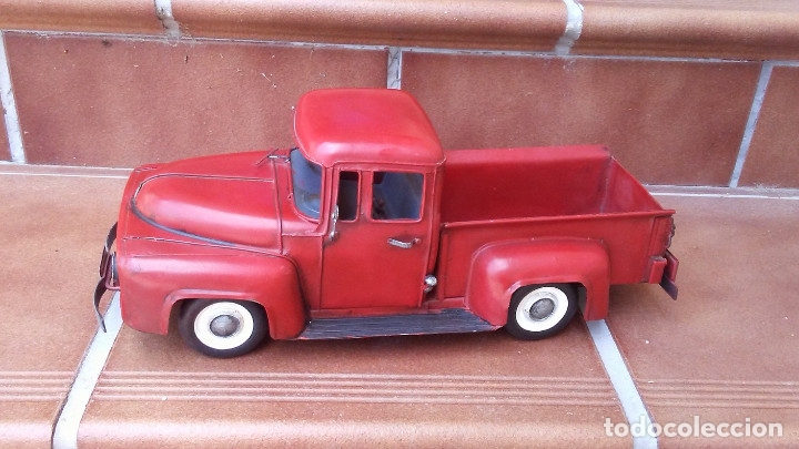 Vintage: COCHE DE METAL ROJO VINTAGE - Foto 1