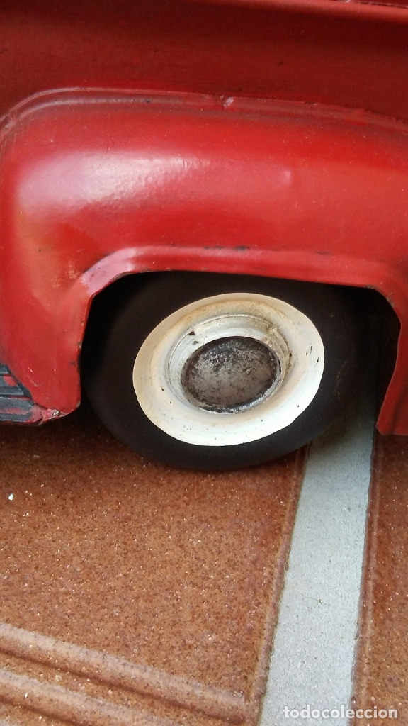 Vintage: COCHE DE METAL ROJO VINTAGE - Foto 3