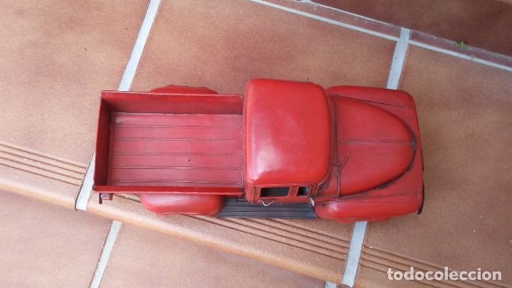 Vintage: COCHE DE METAL ROJO VINTAGE - Foto 9