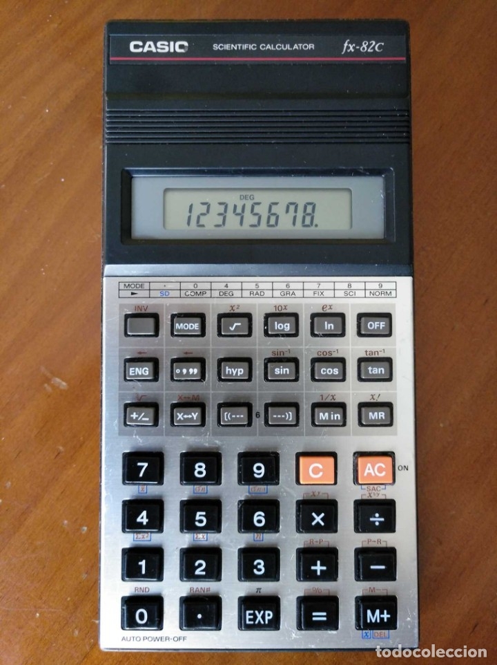 Vintage: CALCULADORA CASIO fx-82C SCIENTIFIC CALCULATOR FUNCIONANDO - Foto 26