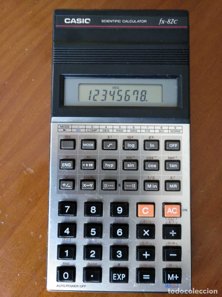 Vintage: CALCULADORA CASIO fx-82C SCIENTIFIC CALCULATOR FUNCIONANDO - Foto 27