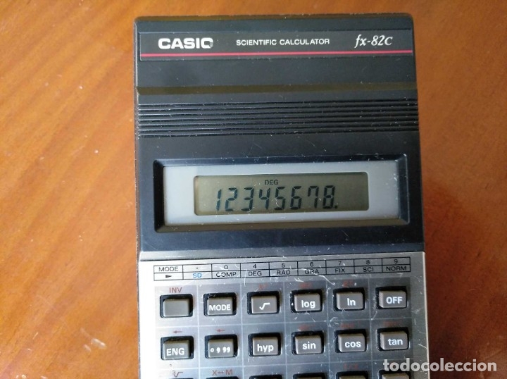 Vintage: CALCULADORA CASIO fx-82C SCIENTIFIC CALCULATOR FUNCIONANDO - Foto 28