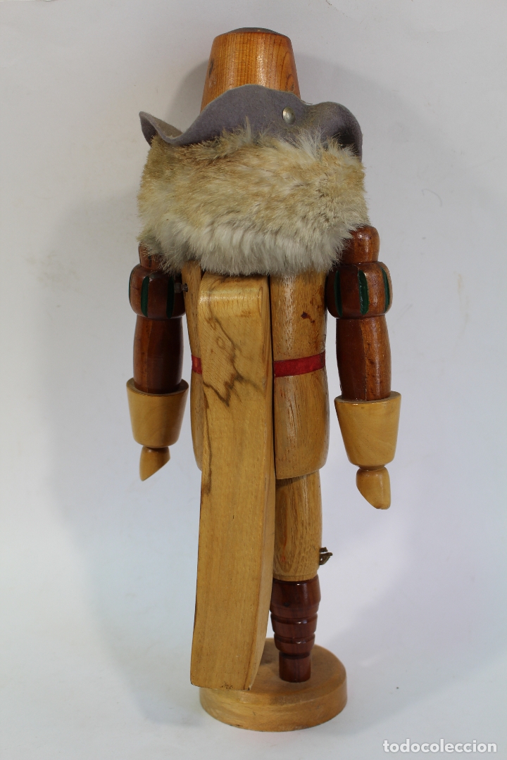 Vintage: cascanueces de madera - tall cowboy - Foto 3