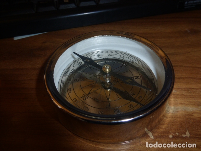 Vintage: BRUJULA DE 9 CM. DE DIAMETRO FUNCIONADO - Foto 3