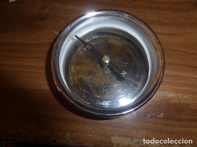 Vintage: BRUJULA DE 9 CM. DE DIAMETRO FUNCIONADO