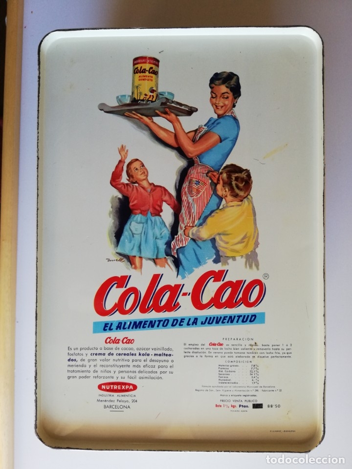 Vintage: Caja de chapa de Colacao  Botiquin - Foto 3