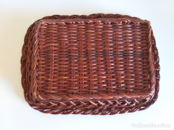 Vintage: Cesta de mimbre para pan - Foto 4