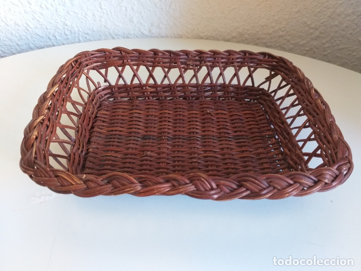 Vintage: Cesta de mimbre para pan - Foto 1