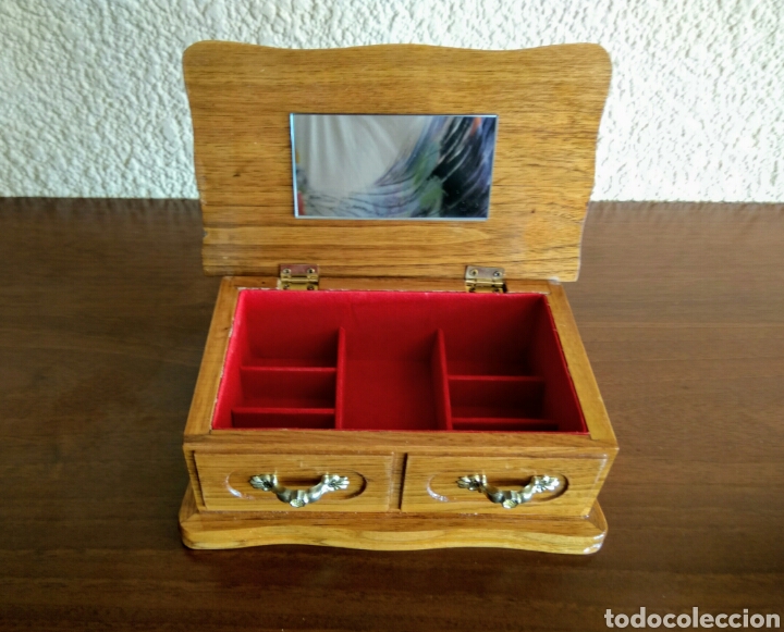 Vintage: Joyero de madera vintage - Foto 1