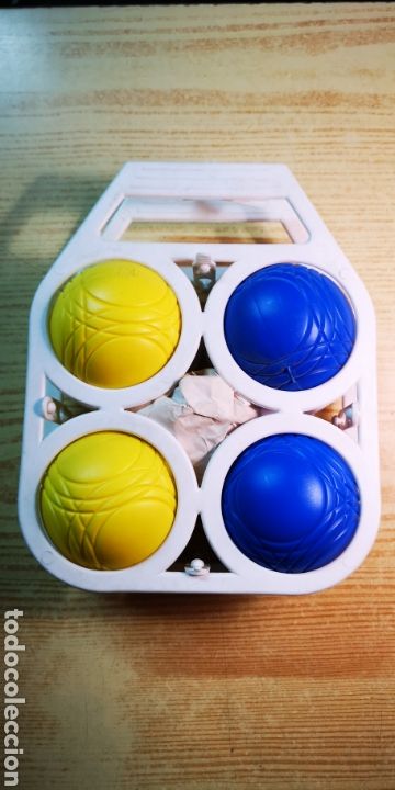 Vintage: Bolas de petanca de plastico con bola de boliche - Foto 1