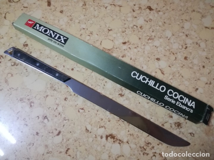 Vintage: CUCHILLO JAMONERO MONIX. Sin usar. - Foto 2
