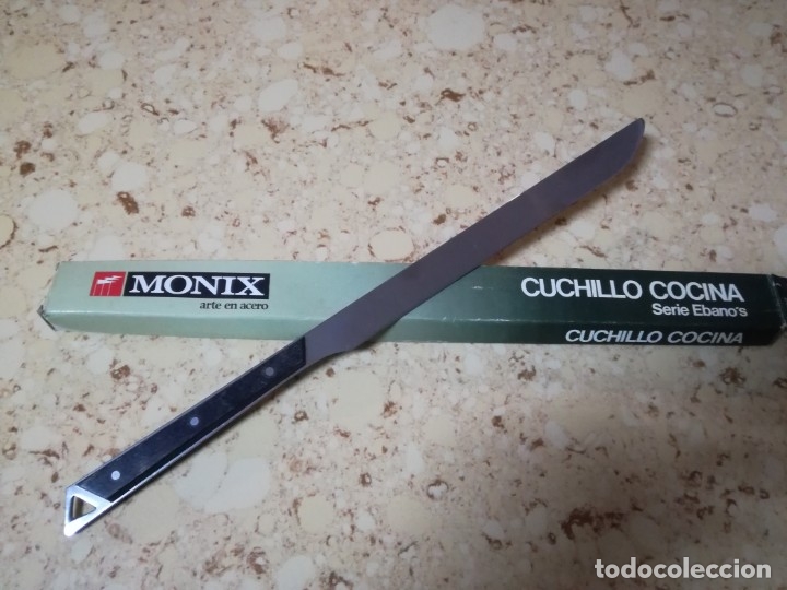 Vintage: CUCHILLO JAMONERO MONIX. Sin usar. - Foto 1
